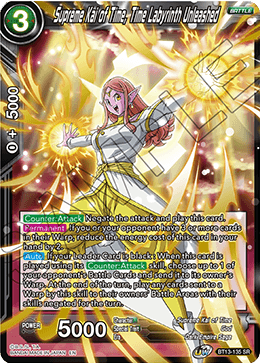 Supreme Kai of Time, Time Labyrinth Unleashed (BT13-135) [Supreme Rivalry] | Black Swamp Games