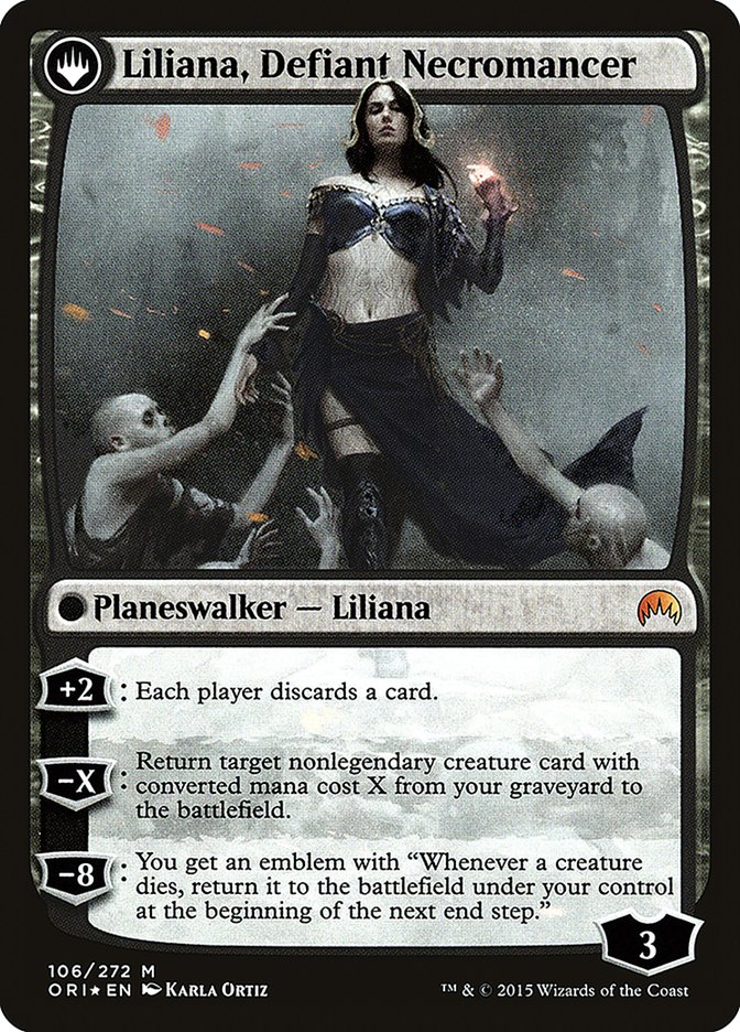 Liliana, Heretical Healer // Liliana, Defiant Necromancer [Magic Origins Prerelease Promos] | Black Swamp Games