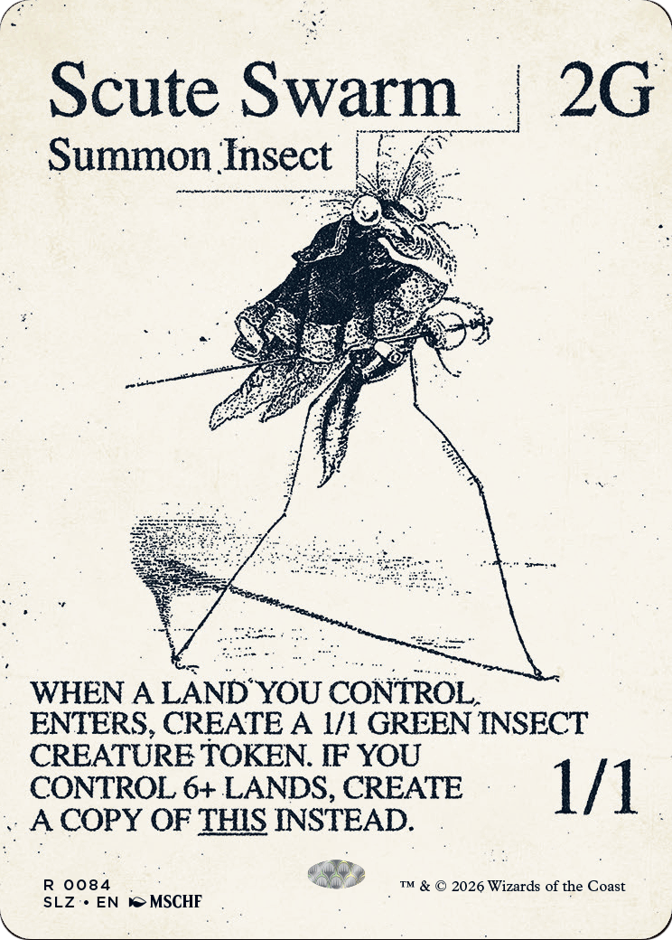 Scute Swarm (0084) [Secret Lair x MSCHF: The Zeta Set] | Black Swamp Games