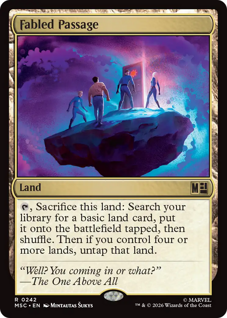 Fabled Passage (Surge Foil) [Marvel Super Heroes Commander] | Black Swamp Games