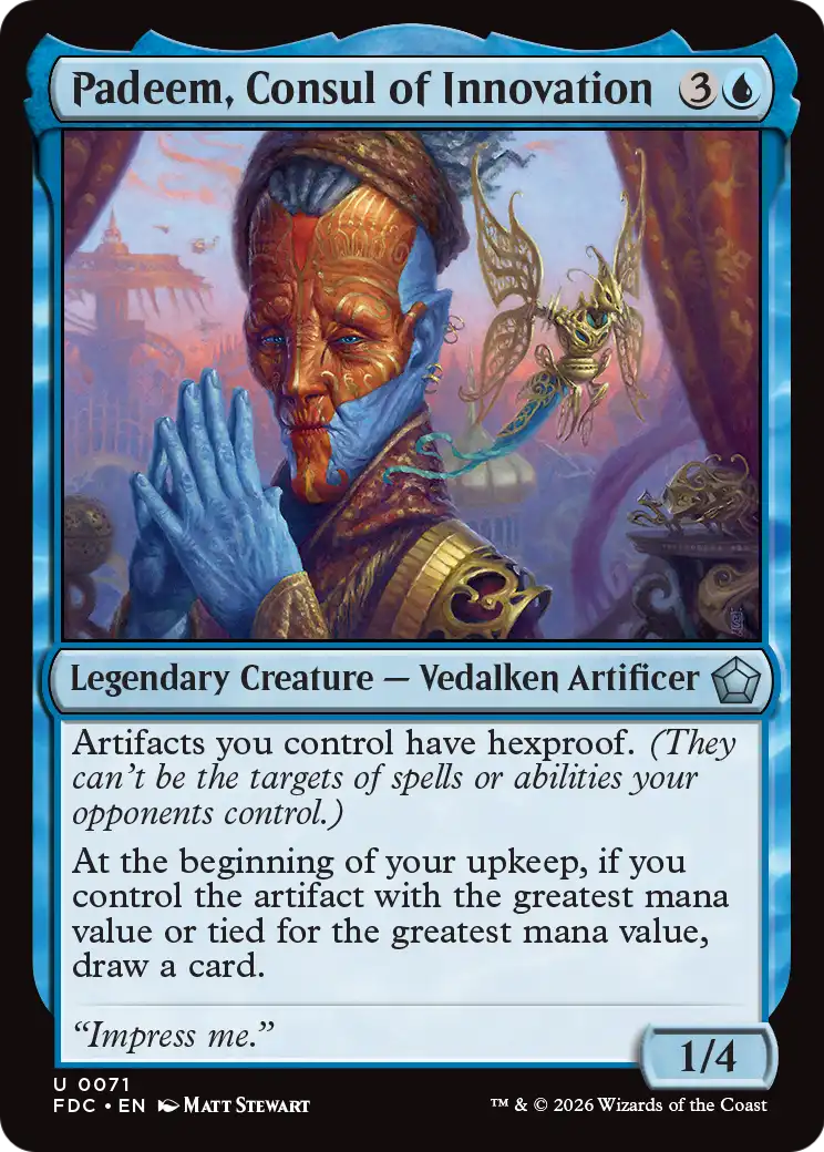 Padeem, Consul of Innovation [Foundations Commander] | Black Swamp Games