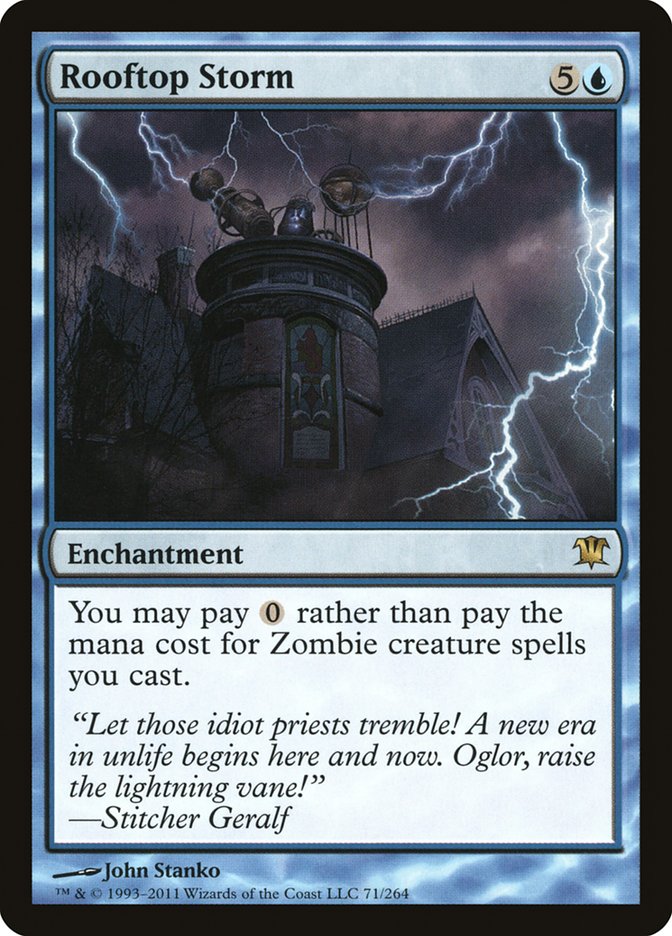 Rooftop Storm [Innistrad] | Black Swamp Games