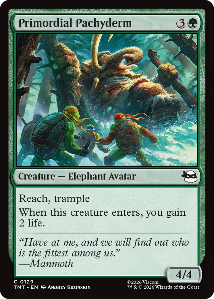 Primordial Pachyderm [Teenage Mutant Ninja Turtles] | Black Swamp Games
