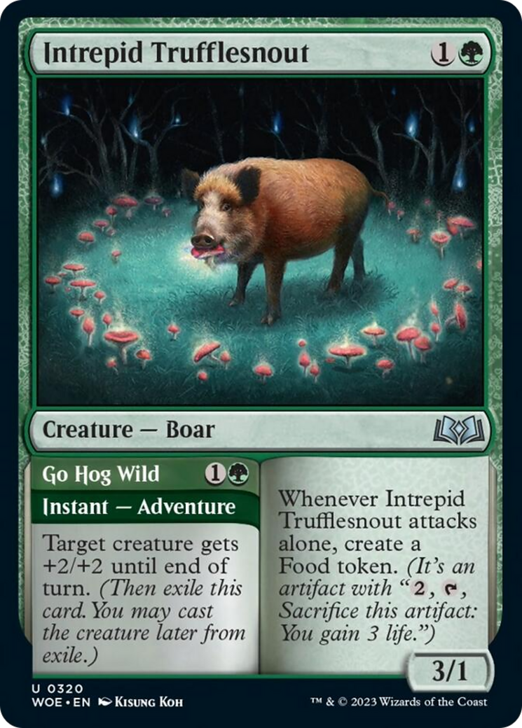 Intrepid Trufflesnout // Go Hog Wild [Wilds of Eldraine] | Black Swamp Games