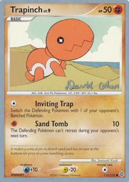 Trapinch LV.9 (115/132) (Stallgon - David Cohen) [World Championships 2009] | Black Swamp Games