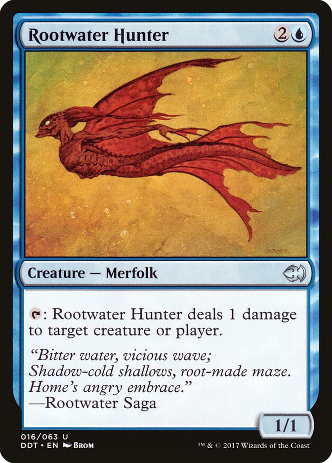 Rootwater Hunter [Duel Decks: Merfolk vs. Goblins] | Black Swamp Games