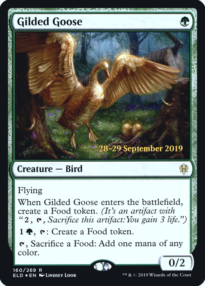 Gilded Goose [Throne of Eldraine Prerelease Promos] | Black Swamp Games