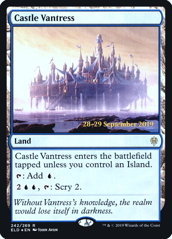 Castle Vantress [Throne of Eldraine Prerelease Promos] | Black Swamp Games