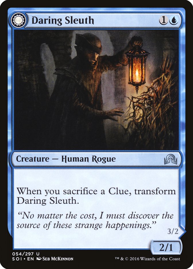 Daring Sleuth // Bearer of Overwhelming Truths [Shadows over Innistrad] | Black Swamp Games