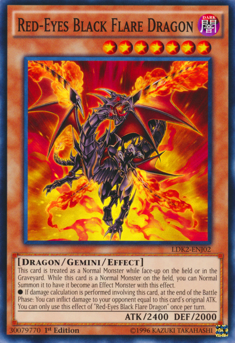 Red-Eyes Black Flare Dragon [LDK2-ENJ02] Common | Black Swamp Games