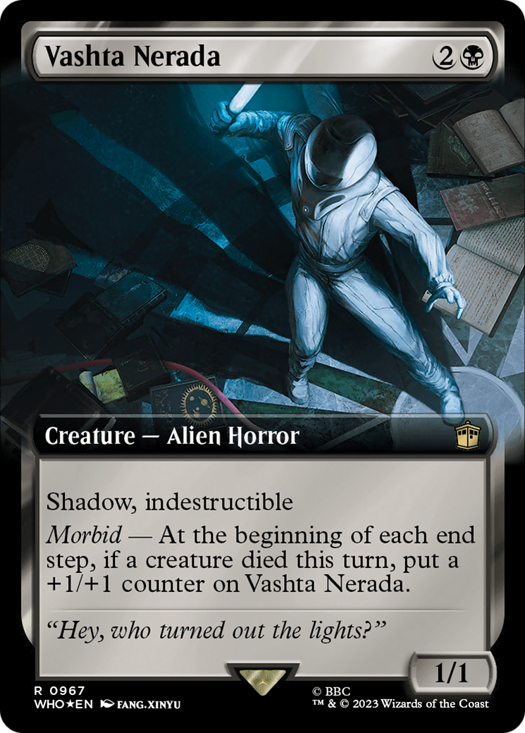 Vashta Nerada (Extended Art) (Surge Foil) [Doctor Who] | Black Swamp Games