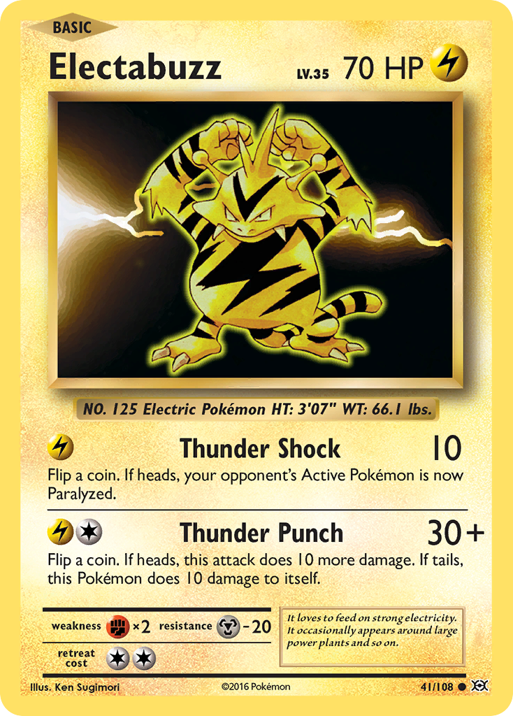 Electabuzz (41/108) [XY: Evolutions] | Black Swamp Games