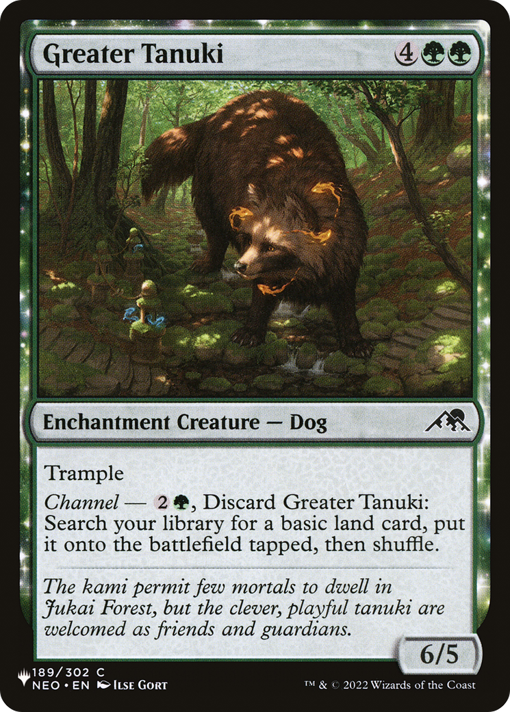 Greater Tanuki [The List] | Black Swamp Games