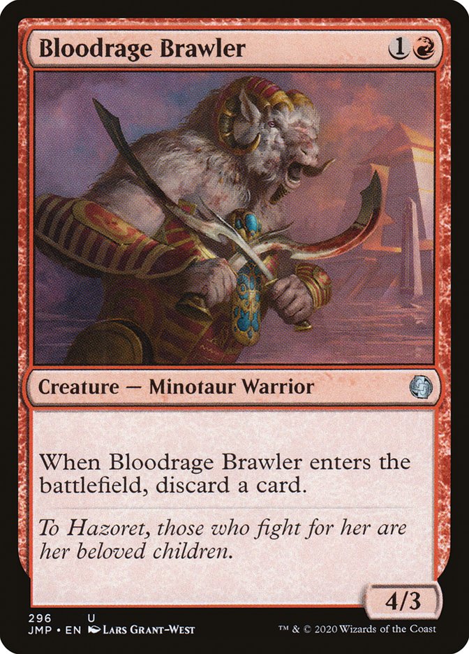 Bloodrage Brawler [Jumpstart] | Black Swamp Games