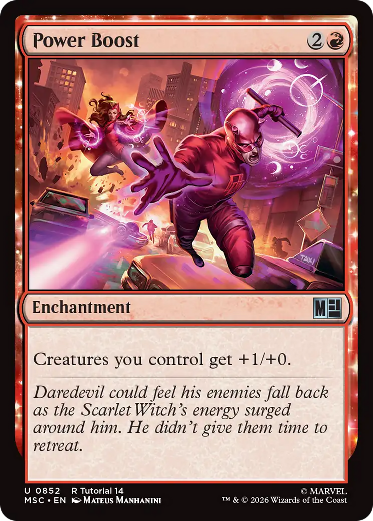 Power Boost [Marvel Super Heroes Commander] | Black Swamp Games