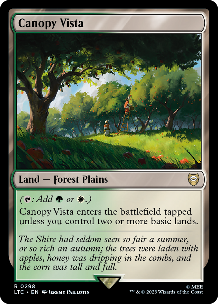 Canopy Vista [The Lord of the Rings: Tales of Middle-Earth Commander] | Black Swamp Games