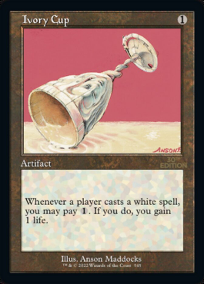 Ivory Cup (Retro) [30th Anniversary Edition] | Black Swamp Games