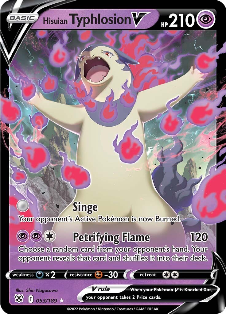Hisuian Typhlosion V (053/189) [Sword & Shield: Astral Radiance] | Black Swamp Games