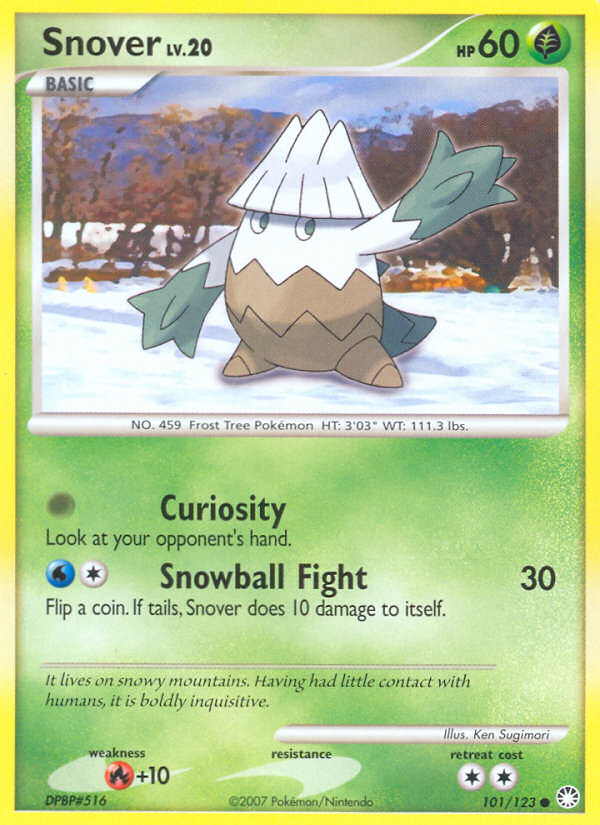 Snover (101/123) [Diamond & Pearl: Mysterious Treasures] | Black Swamp Games