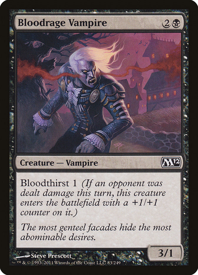 Bloodrage Vampire [Magic 2012] | Black Swamp Games