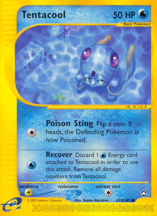 Tentacool (113/147) [Aquapolis] | Black Swamp Games