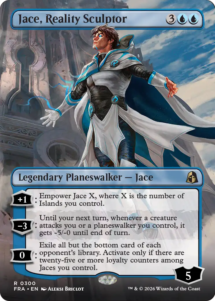 Jace, Reality Sculptor (Borderless) [Reality Fracture] | Black Swamp Games