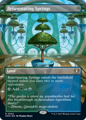 Rejuvenating Springs (Borderless Alternate Art) [Commander Masters] | Black Swamp Games