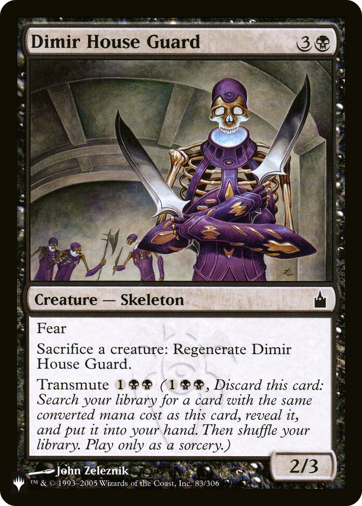 Dimir House Guard [The List] | Black Swamp Games