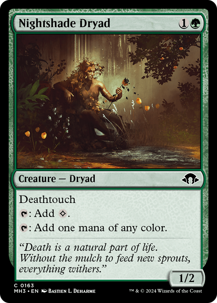 Nightshade Dryad [Modern Horizons 3] | Black Swamp Games