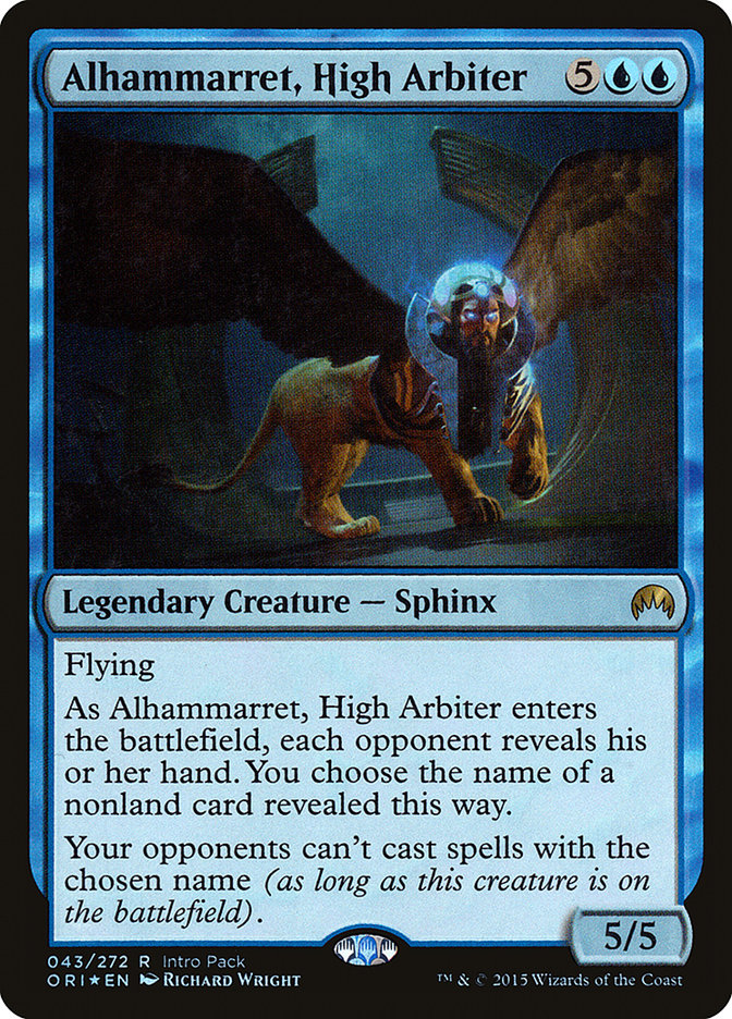 Alhammarret, High Arbiter (Intro Pack) [Magic Origins Promos] | Black Swamp Games