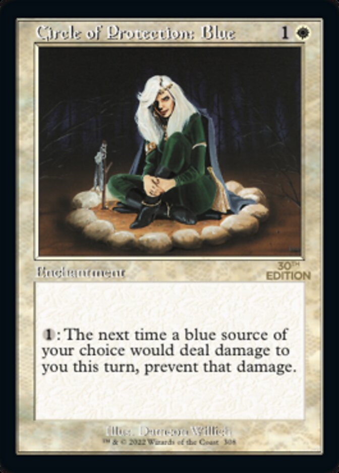 Circle of Protection: Blue (Retro) [30th Anniversary Edition] | Black Swamp Games