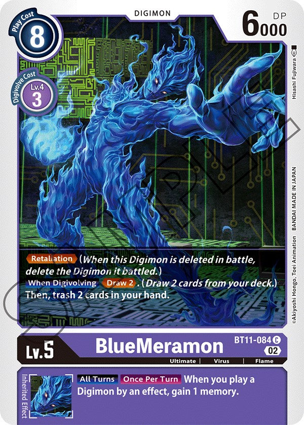 BlueMeramon [BT11-084] [Dimensional Phase] | Black Swamp Games