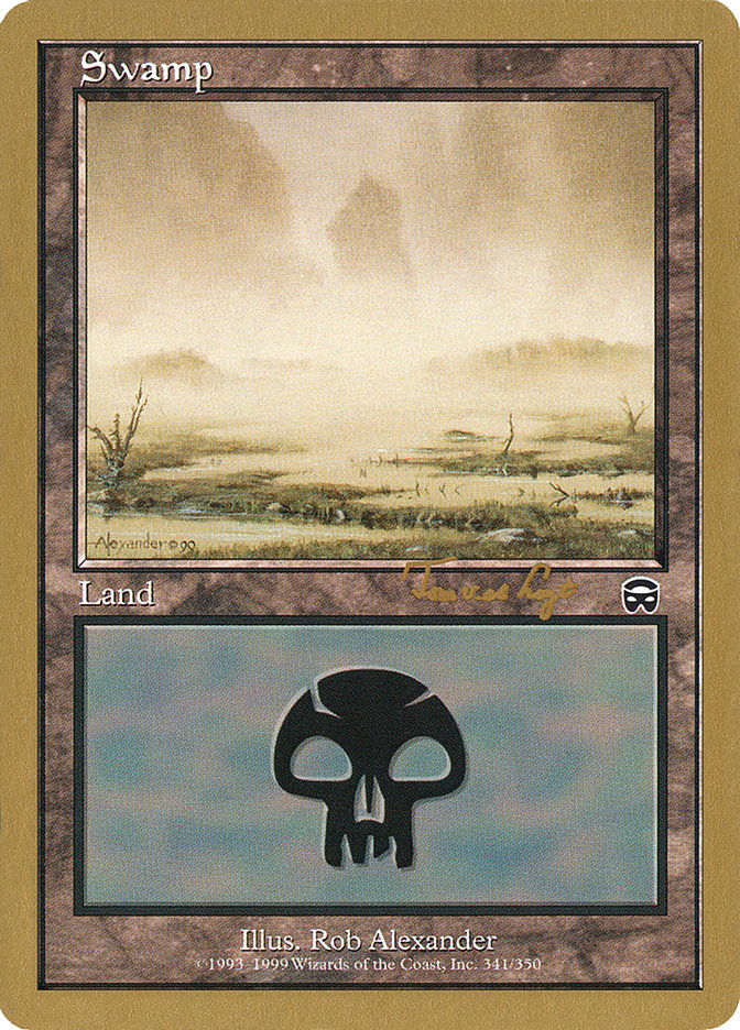 Swamp (tvdl341) (Tom van de Logt) [World Championship Decks 2001] | Black Swamp Games