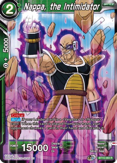 Nappa, the Intimidator (BT15-084) [Saiyan Showdown] | Black Swamp Games