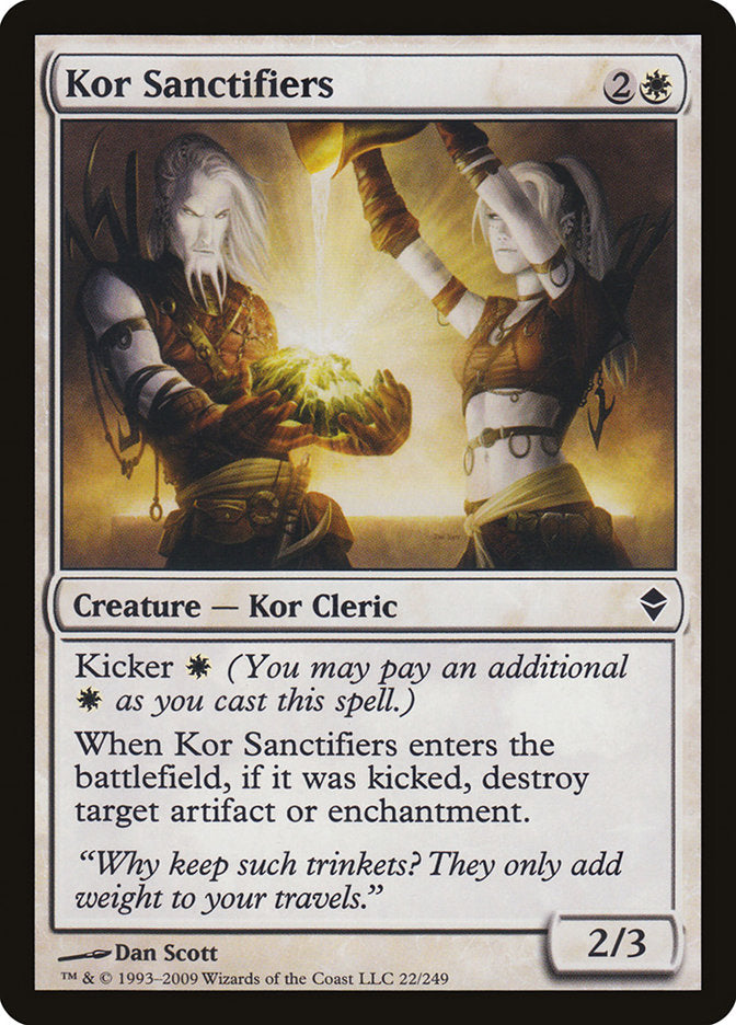 Kor Sanctifiers [Zendikar] | Black Swamp Games