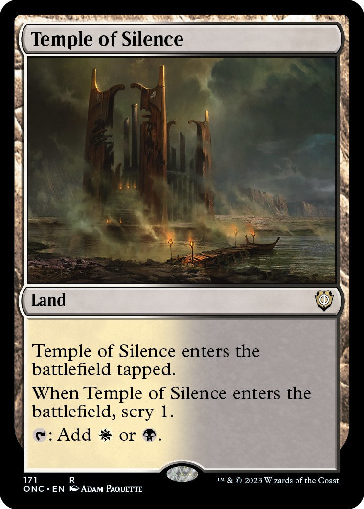 Temple of Silence [Phyrexia: All Will Be One Commander] | Black Swamp Games