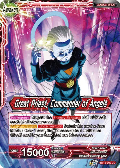 Great Priest // Great Priest, Commander of Angels (BT16-002) [Realm of the Gods] | Black Swamp Games