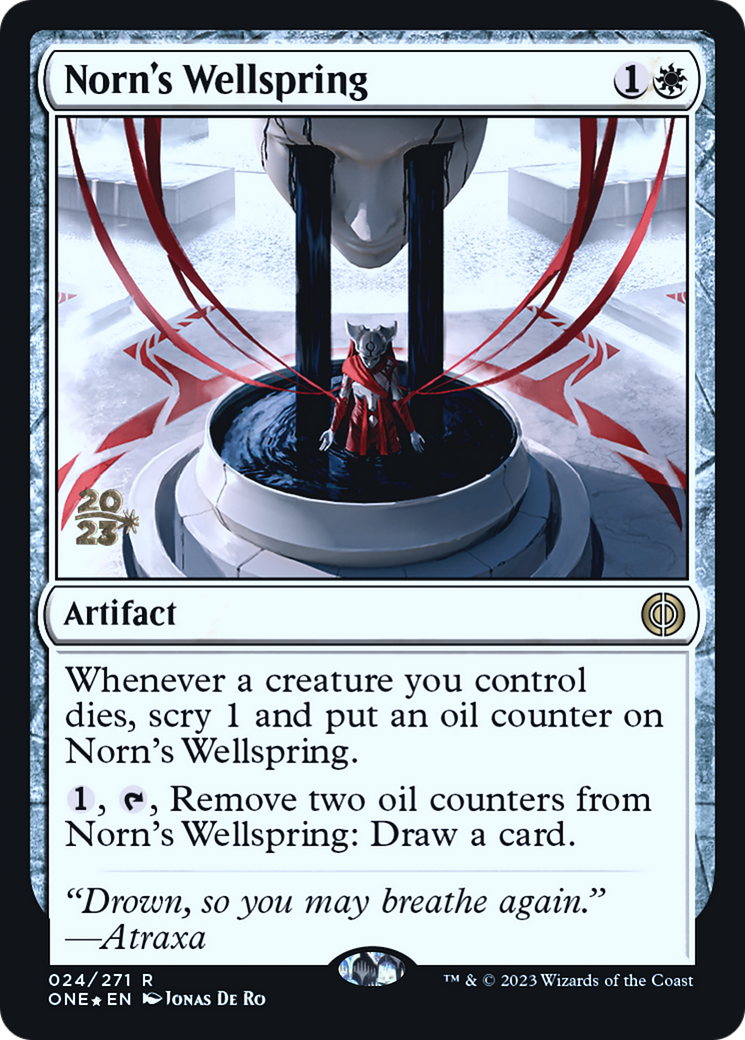 Norn's Wellspring [Phyrexia: All Will Be One Prerelease Promos] | Black Swamp Games