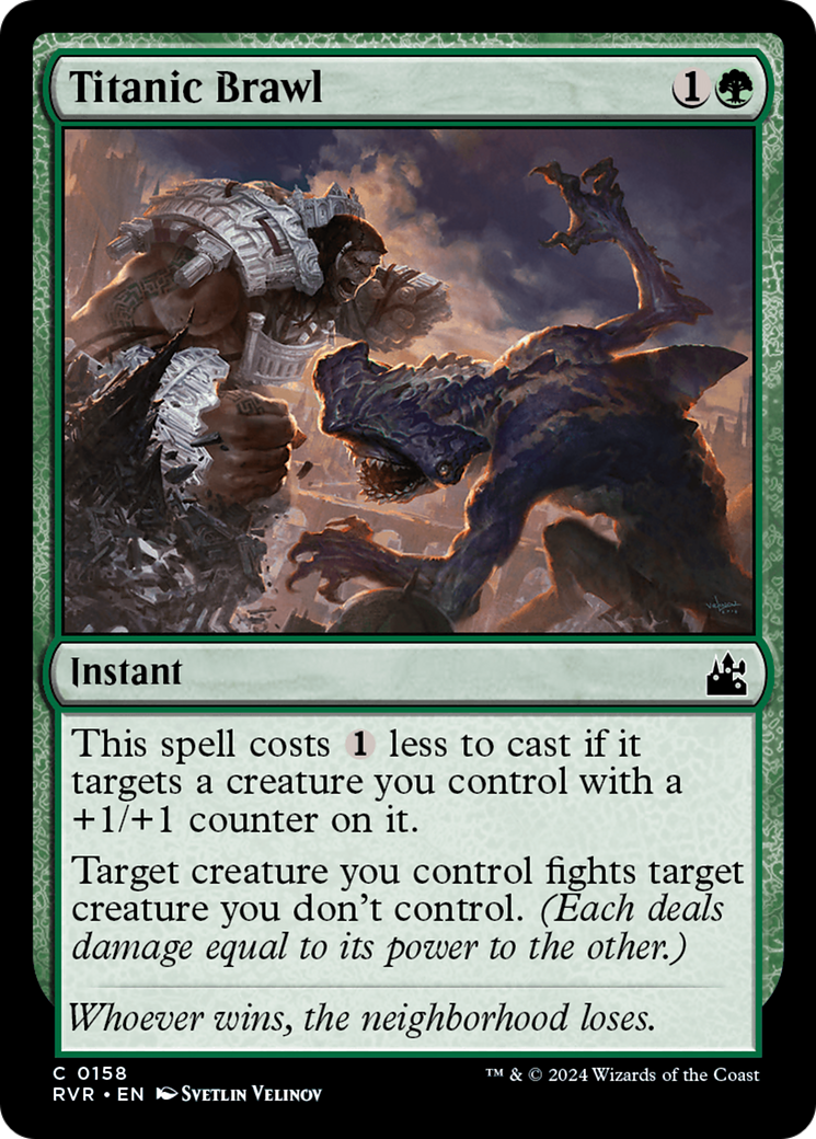Titanic Brawl [Ravnica Remastered] | Black Swamp Games
