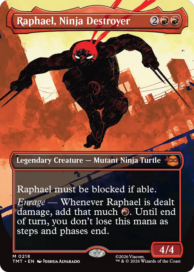 Raphael, Ninja Destroyer (Borderless) [Teenage Mutant Ninja Turtles] | Black Swamp Games
