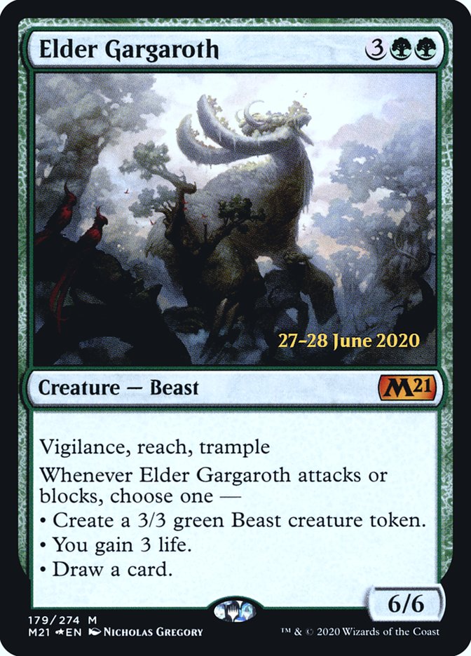 Elder Gargaroth [Core Set 2021 Prerelease Promos] | Black Swamp Games