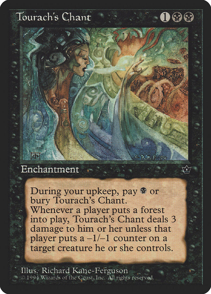 Tourach's Chant [Fallen Empires] | Black Swamp Games