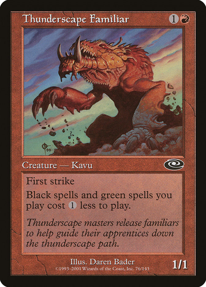 Thunderscape Familiar [Planeshift] | Black Swamp Games
