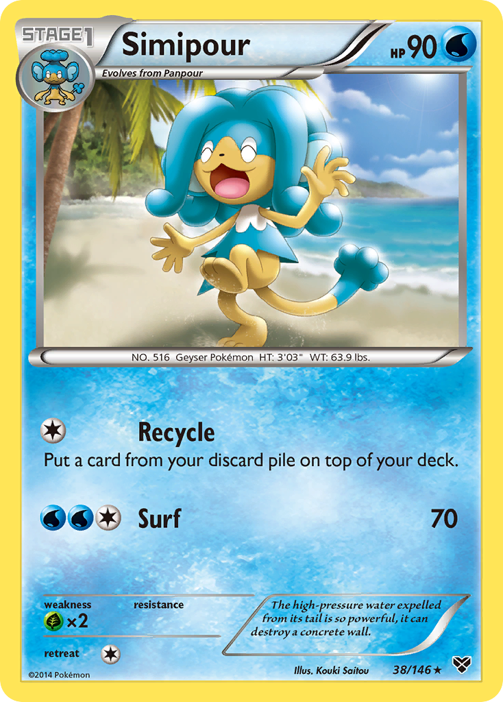 Simipour (38/146) [XY: Base Set] | Black Swamp Games