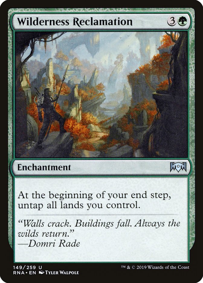 Wilderness Reclamation [Ravnica Allegiance] | Black Swamp Games
