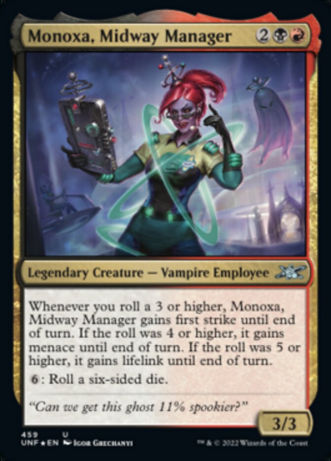 Monoxa, Midway Manager (Galaxy Foil) [Unfinity] | Black Swamp Games