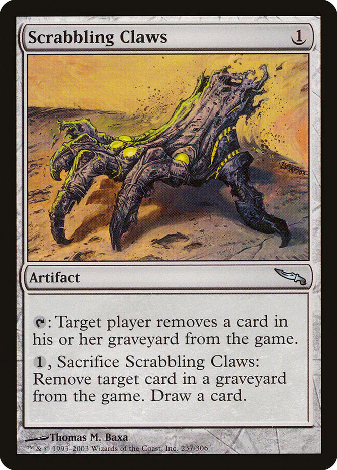 Scrabbling Claws [Mirrodin] | Black Swamp Games