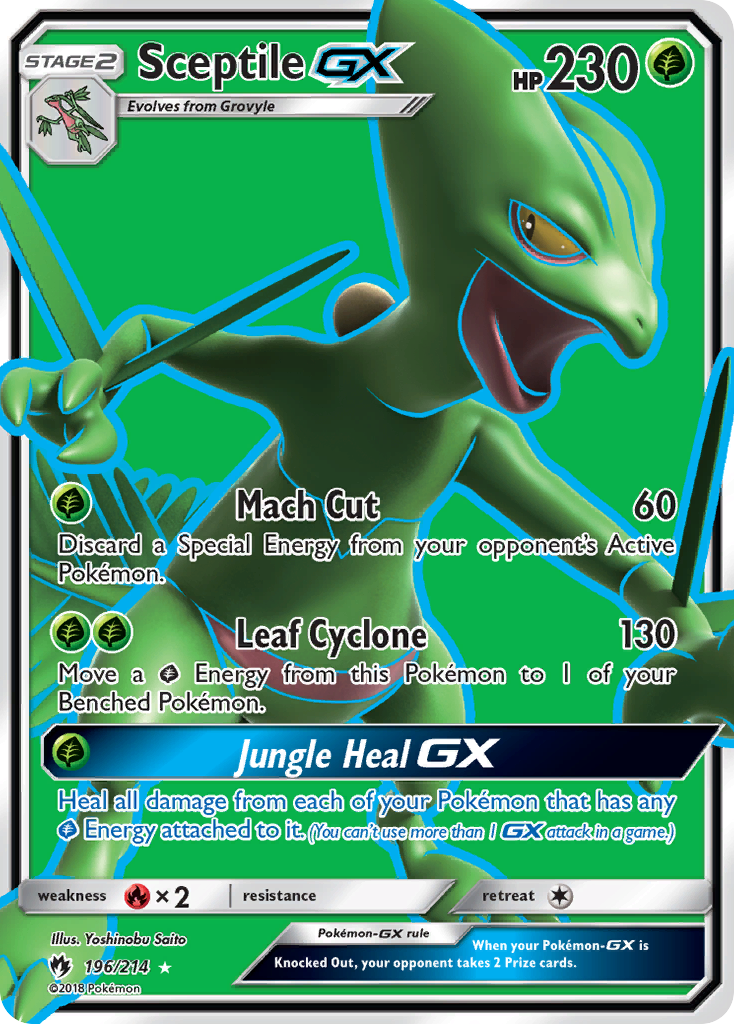 Sceptile GX (196/214) [Sun & Moon: Lost Thunder] | Black Swamp Games
