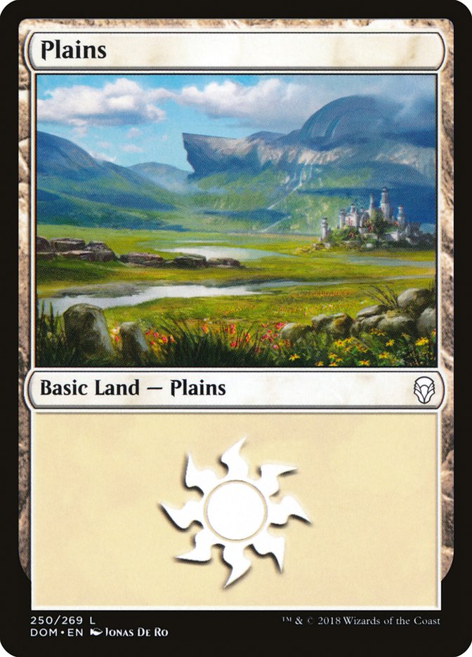 Plains (250) [Dominaria] | Black Swamp Games