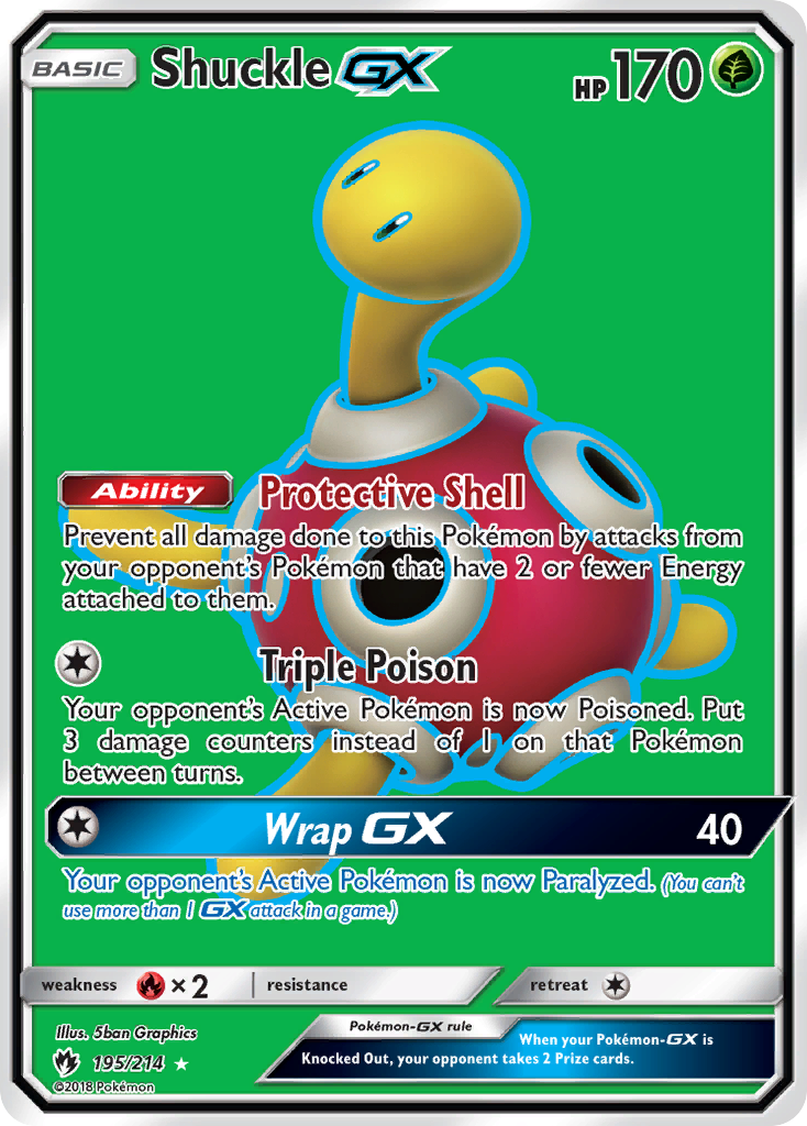 Shuckle GX (195/214) [Sun & Moon: Lost Thunder] | Black Swamp Games